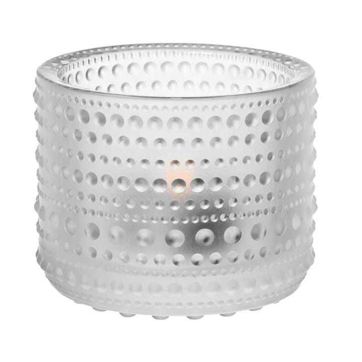 Kastehelmi waxinelichthouder - frosted (matglas) - Iittala