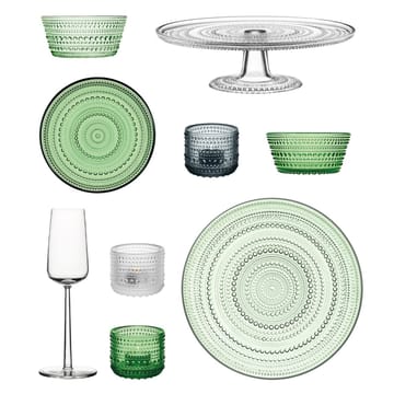Kastehelmi waxinelichthouder - frosted (matglas) - Iittala