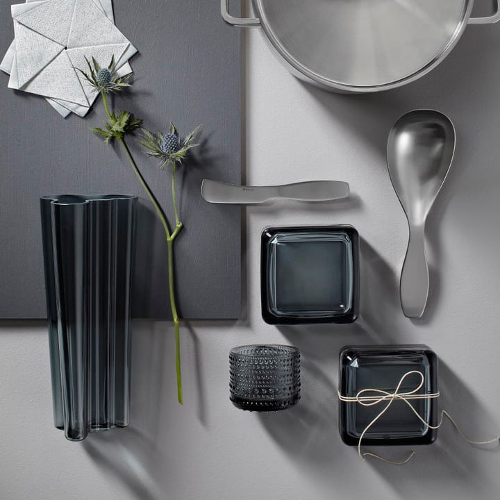 Kastehelmi waxinelichthouder, grey (grijs) Iittala