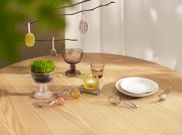 Kastehelmi waxinelichthouder - Lemon yellow (citroengeel) - Iittala