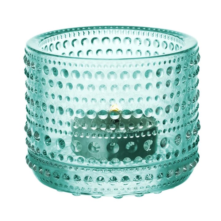 Kastehelmi waxinelichthouder - water green (watergroen) - Iittala