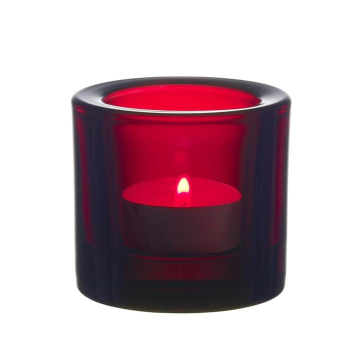 Kivi waxinelichthouder 60 mm - cranberry (rood) - Iittala