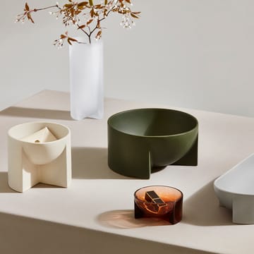 Kuru keramieken kom 12x24 cm - Mosgroen - Iittala