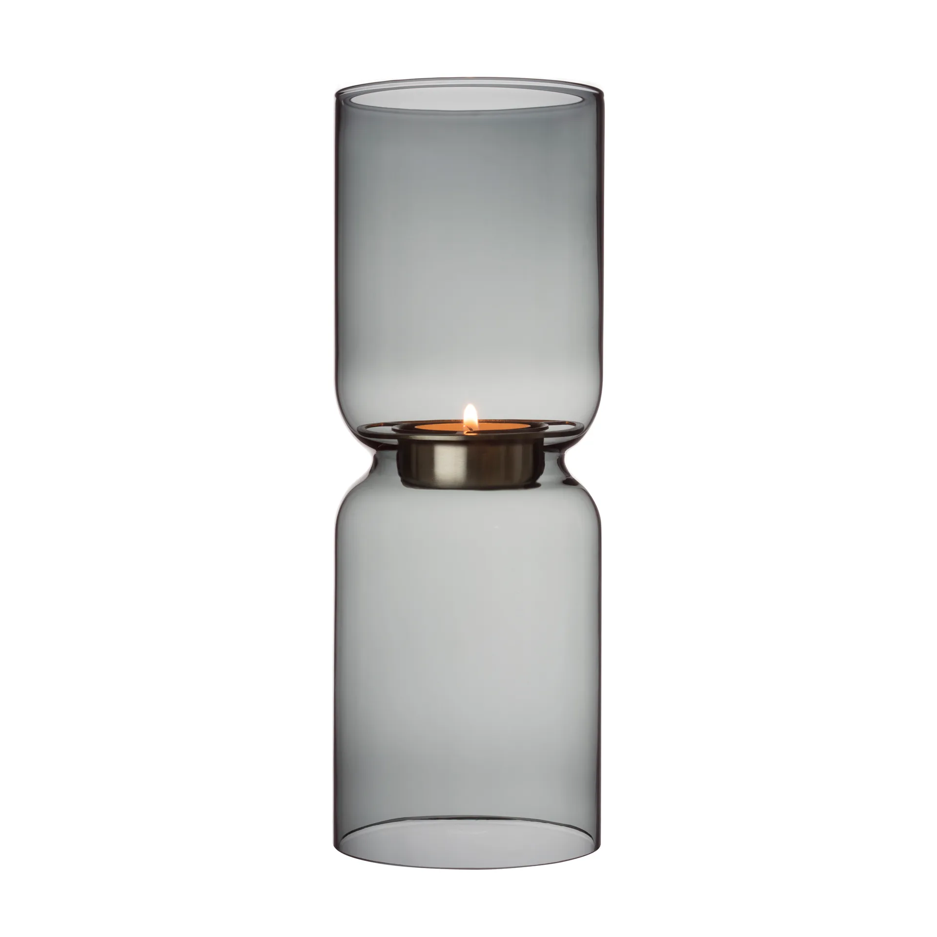 Lantern waxinelichtjeshouder 25 cm, Donkergrijs Iittala