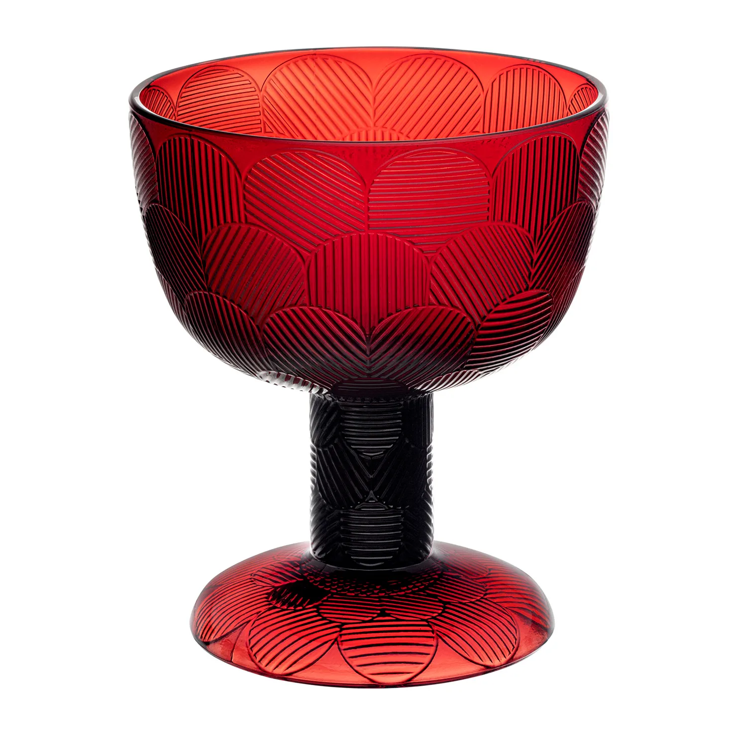 Miranda kom 145 mm, Veenbes (rood) Iittala