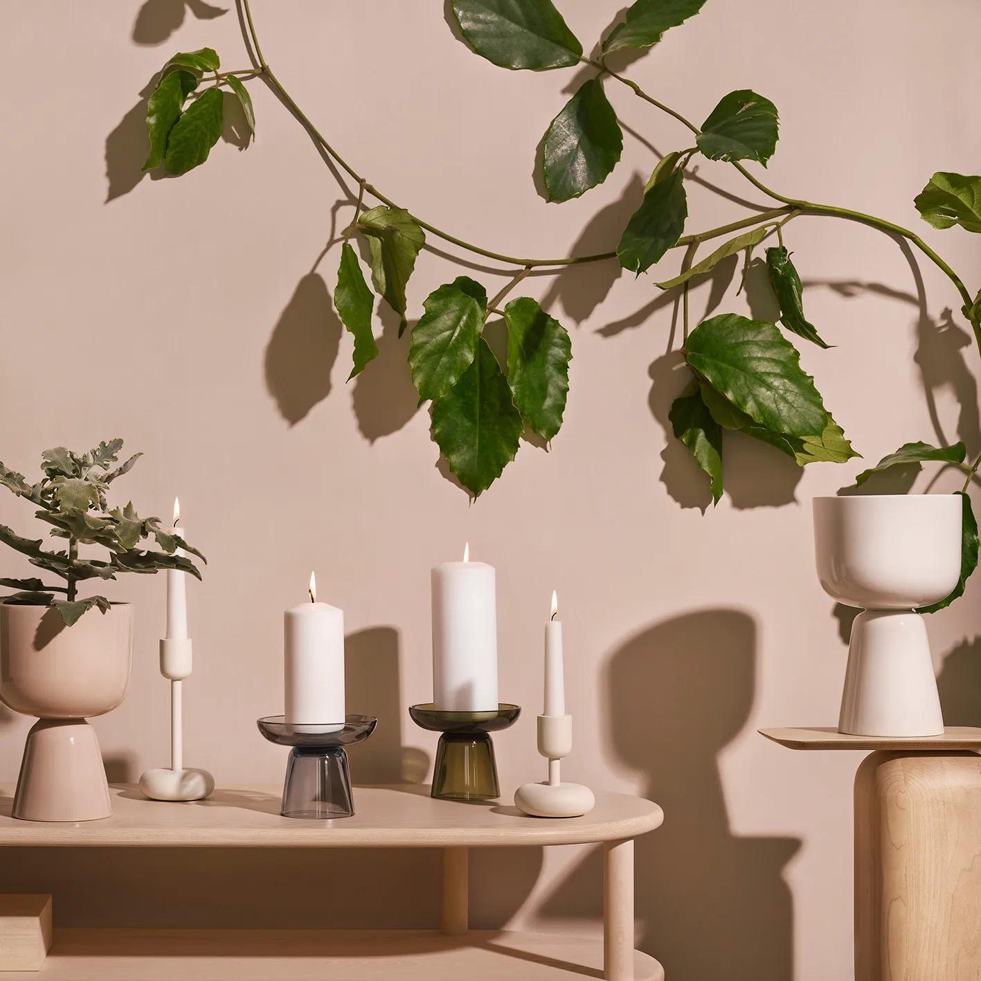 Nappula bloempot Ø15 cm h26 cm, Beige Iittala