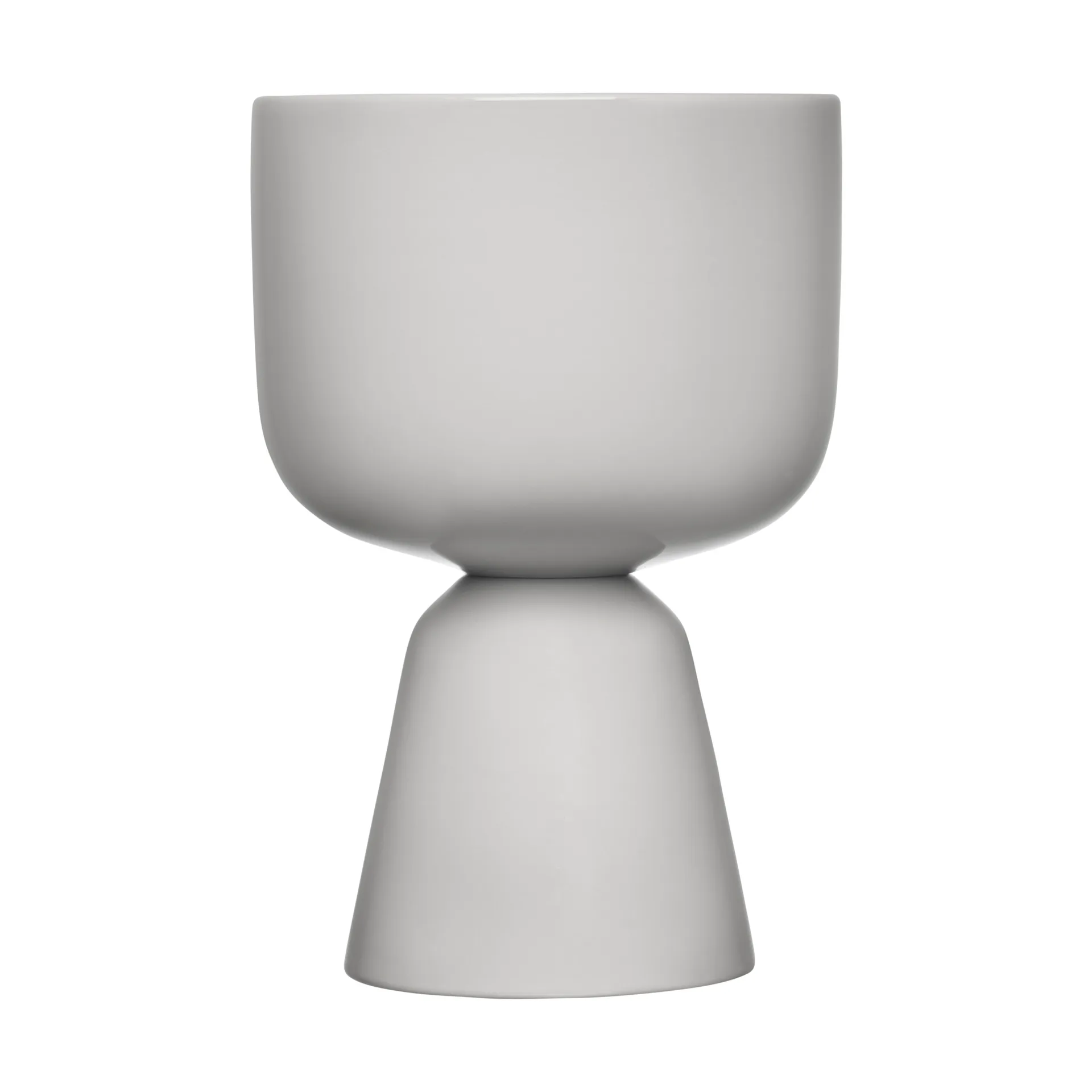 Nappula bloempot Ø15.5 cm h23 cm, Lichtgrijs Iittala