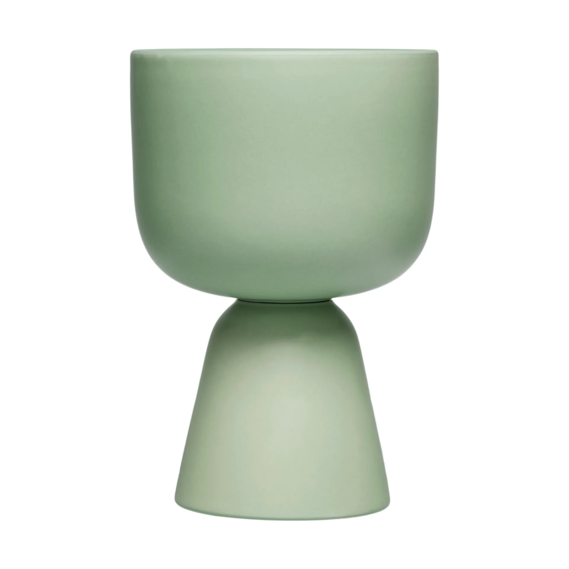 Nappula bloempot, Mat mint, 23x15,5 cm Iittala