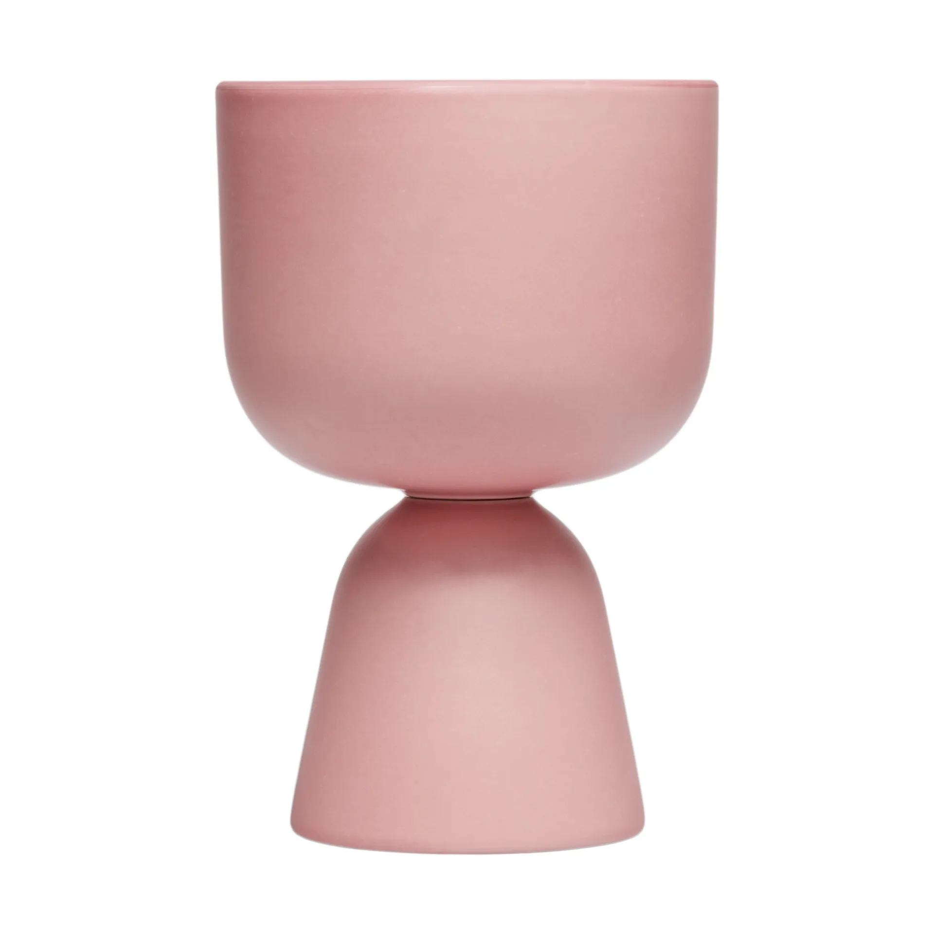 Nappula bloempot, Mat roze, 19x12,5 cm Iittala