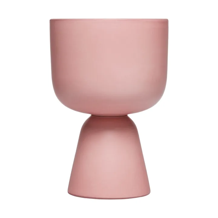Nappula bloempot - Mat roze, 23x15,5 cm - Iittala