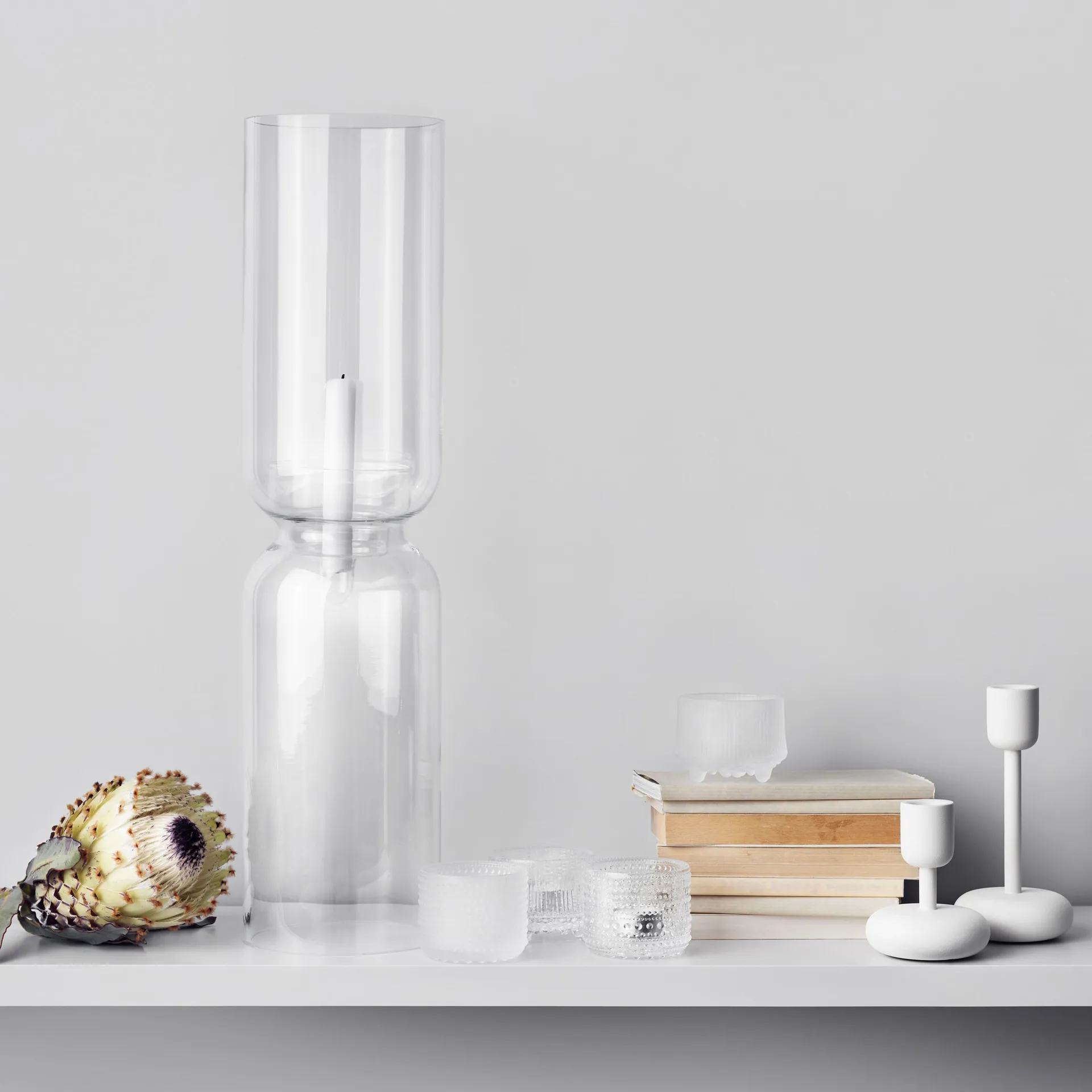 Nappula kandelaarset, Wit Iittala