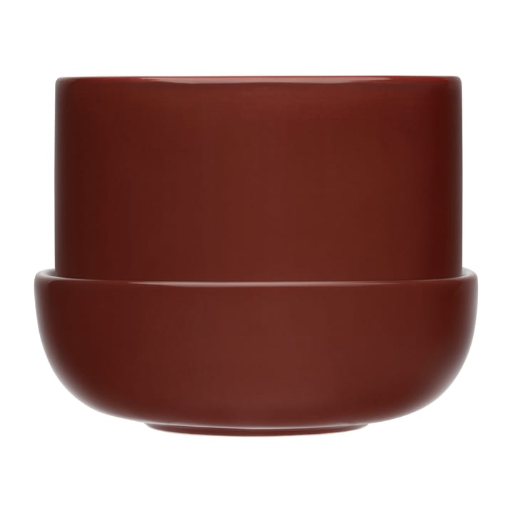 Nappula pot met schotel Ø17 cm h13 cm - Bruin - Iittala