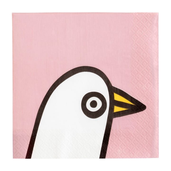 Oiva Toikka Birdie servetten 20-pack - Roze - Iittala