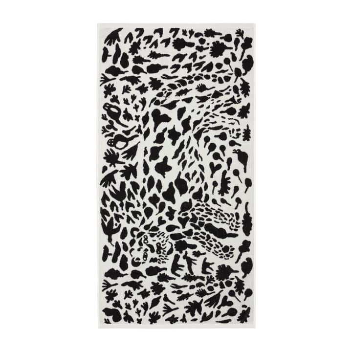 Oiva Toikka Cheetah badhanddoek 70x140 cm - Zwart-wit - Iittala