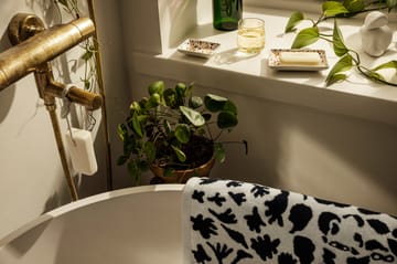 Oiva Toikka Cheetah badhanddoek 70x140 cm - Zwart-wit - Iittala