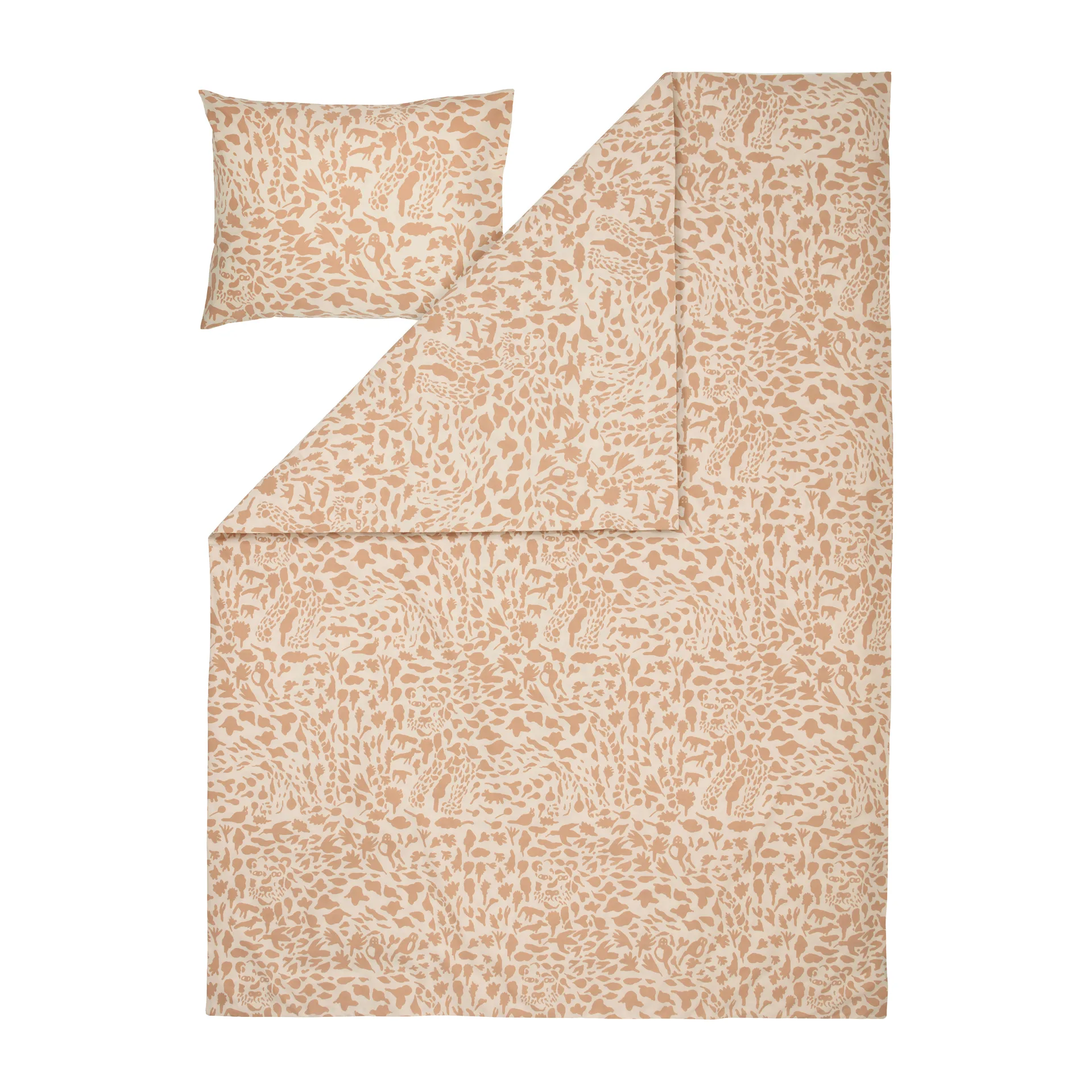 Oiva Toikka Cheetah beddengoedset 150x210 cm, Bruin Iittala