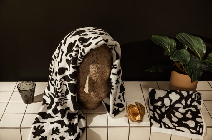 Oiva Toikka Cheetah handdoek 50x70 cm, Zwart-wit Iittala