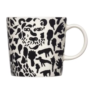 Oiva Toikka Cheetah mok 30 cl - Zwart-wit - Iittala