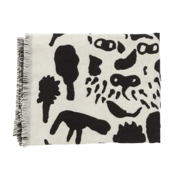 Oiva Toikka Cheetah wollen plaid 130x180 cm - Zwart-wit - Iittala