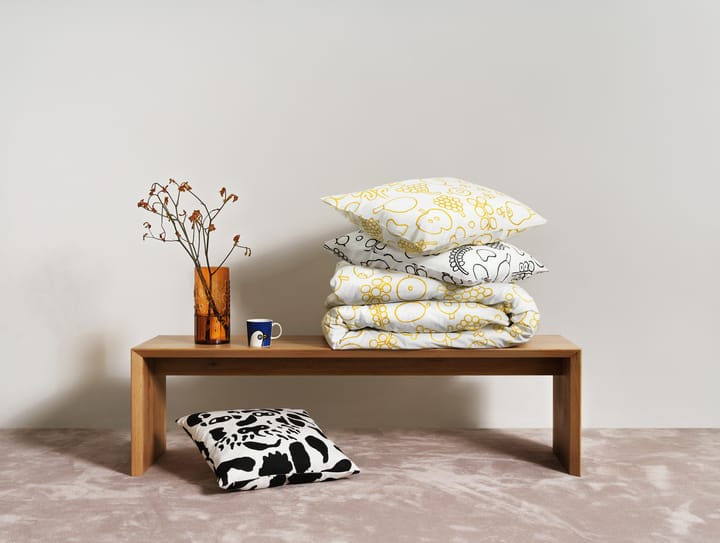 Oiva Toikka Frutta beddengoedset 150x210 cm, Geel Iittala