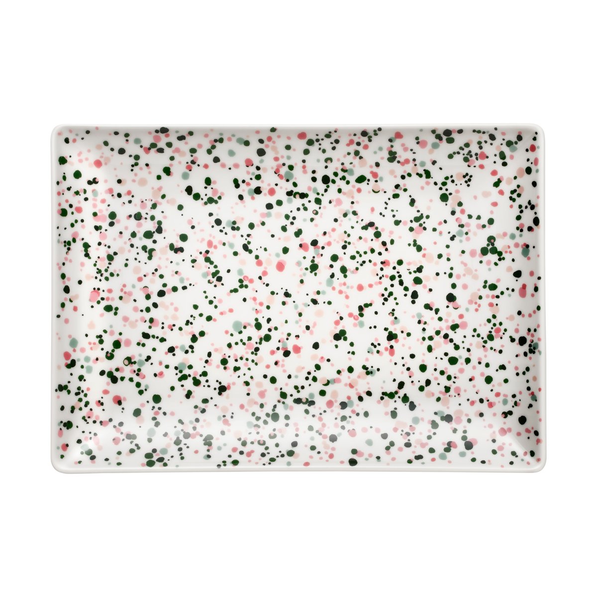 Iittala Oiva Toikka Helle A4 bord 21x29 cm Roze-groen