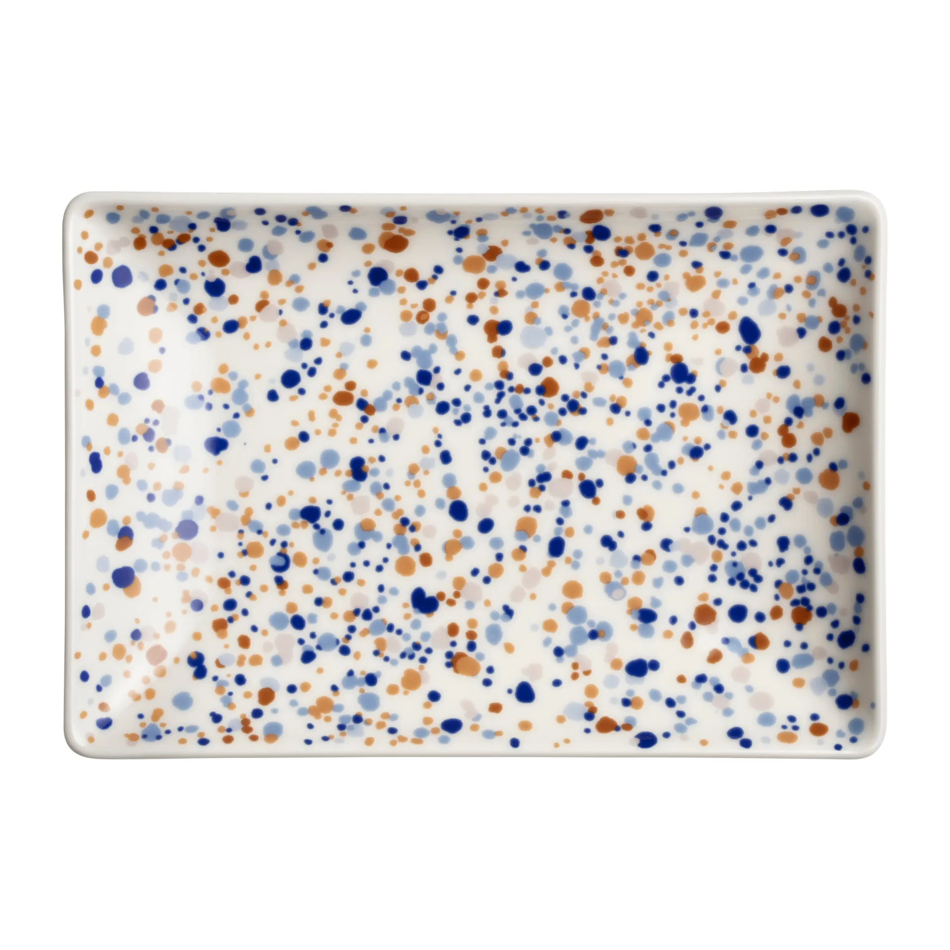 Oiva Toikka Helle A5 bord 15x21 cm, Blauw-bruin Iittala