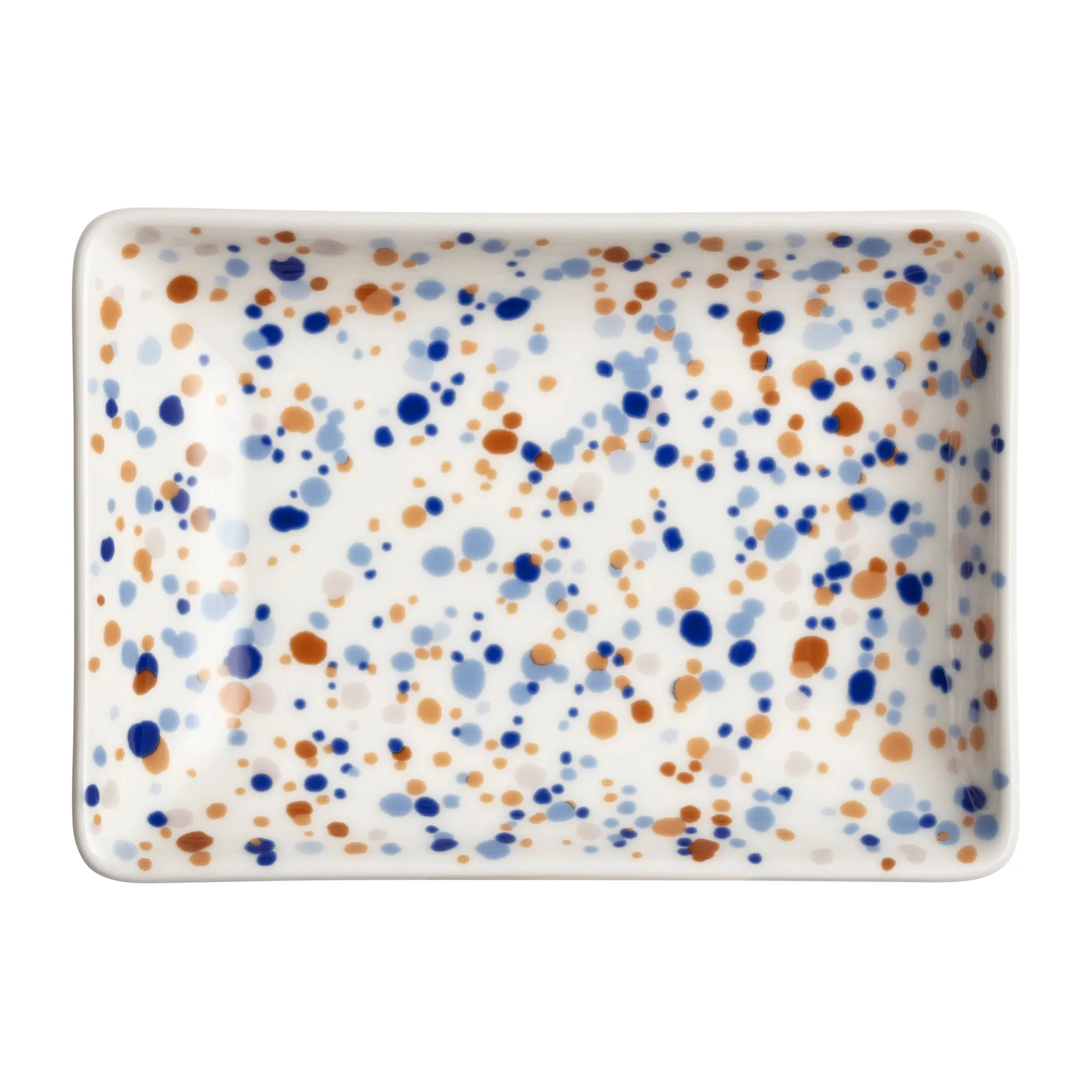 Oiva Toikka Helle A6 bord 10x15 cm, Blauw-bruin Iittala