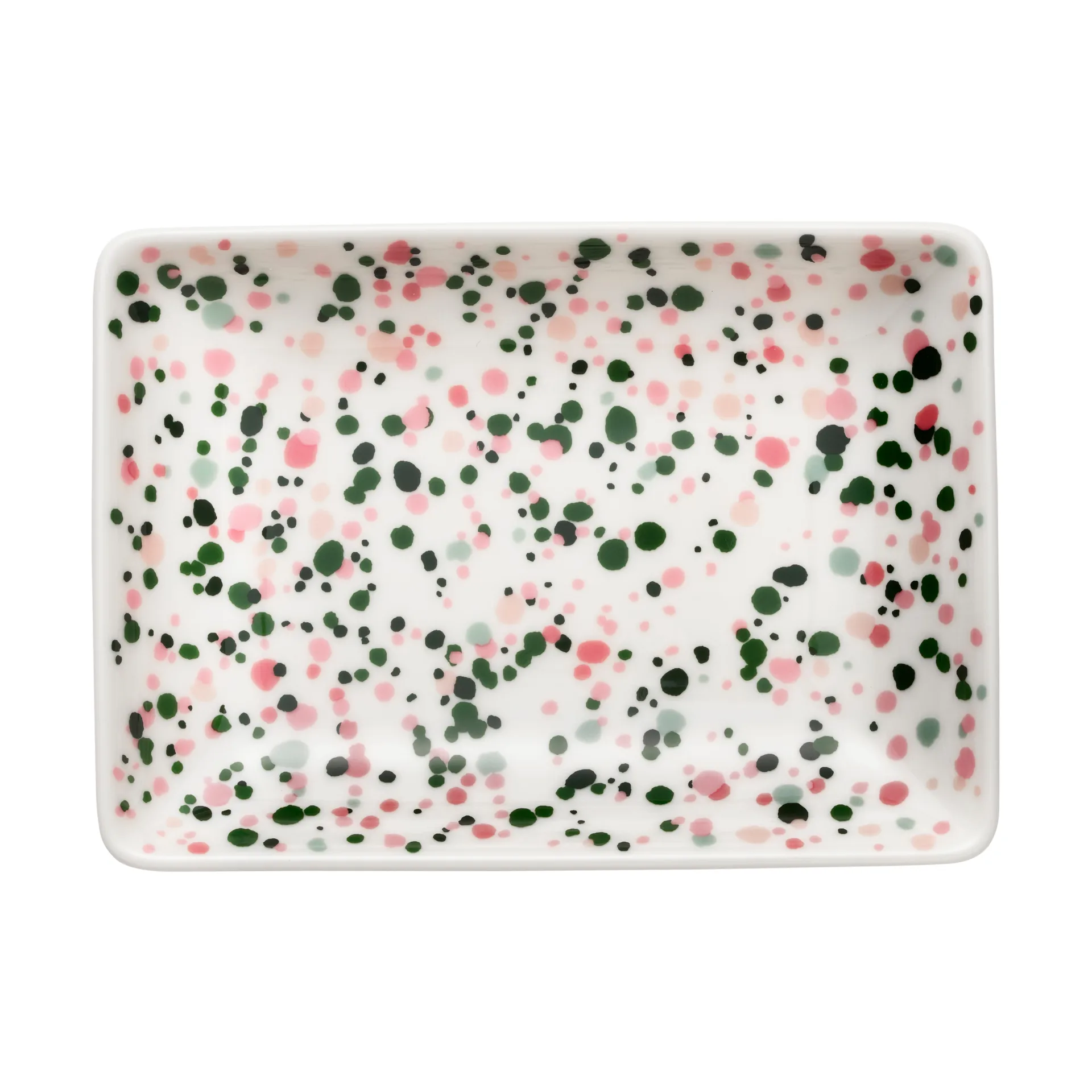 Oiva Toikka Helle A6 bord 10x15 cm, Roze-groen Iittala
