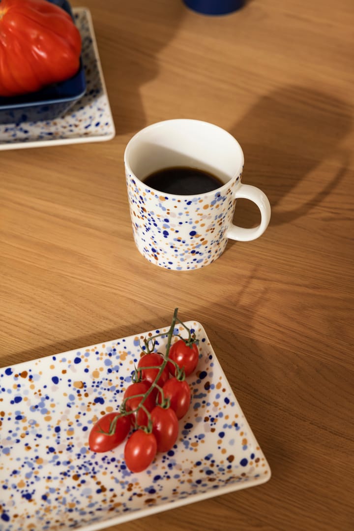 Oiva Toikka Helle A7 bord 7x10 cm, Blauw-bruin Iittala