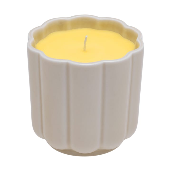 Play kaars in keramische ronde vorm - Beige-geel - Iittala