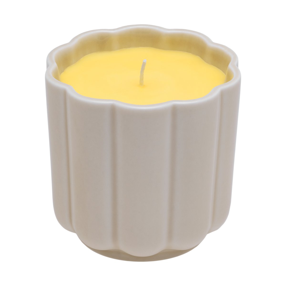 Iittala Play kaars in keramische ronde vorm Beige-geel