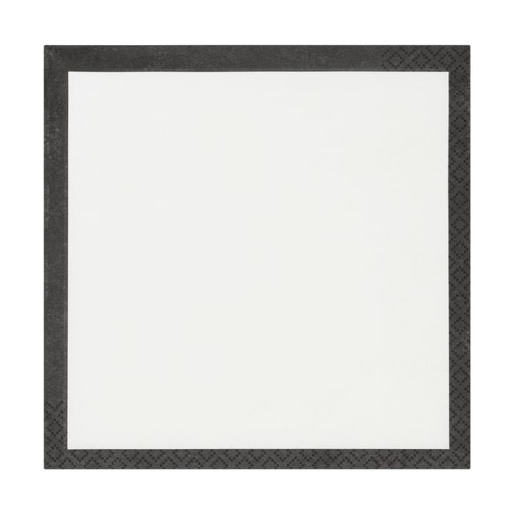 Play papieren servetten 33x33 cm 20-pack, Ecru-Zwart Iittala