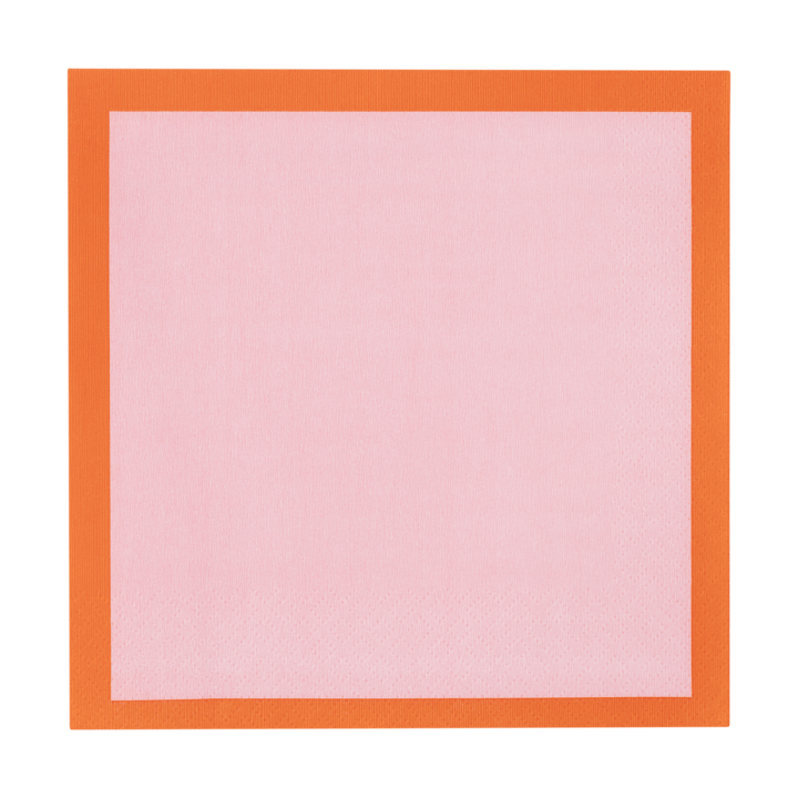 Play papieren servetten 33x33 cm 20-pack - Roze-oranje - Iittala