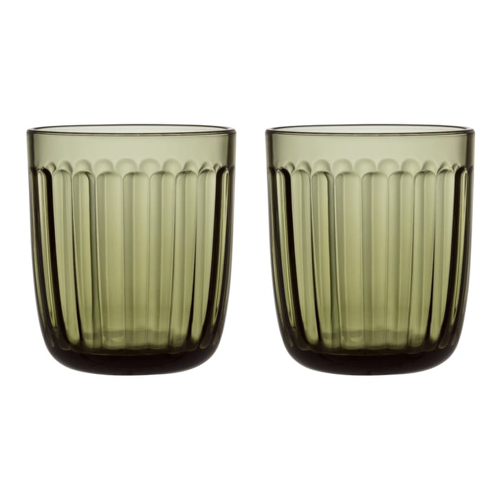 Raami drinkglas 2- pack - Mosgroen - Iittala