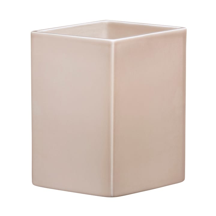 Ruutu keramieken vaas 225 mm - Beige - Iittala