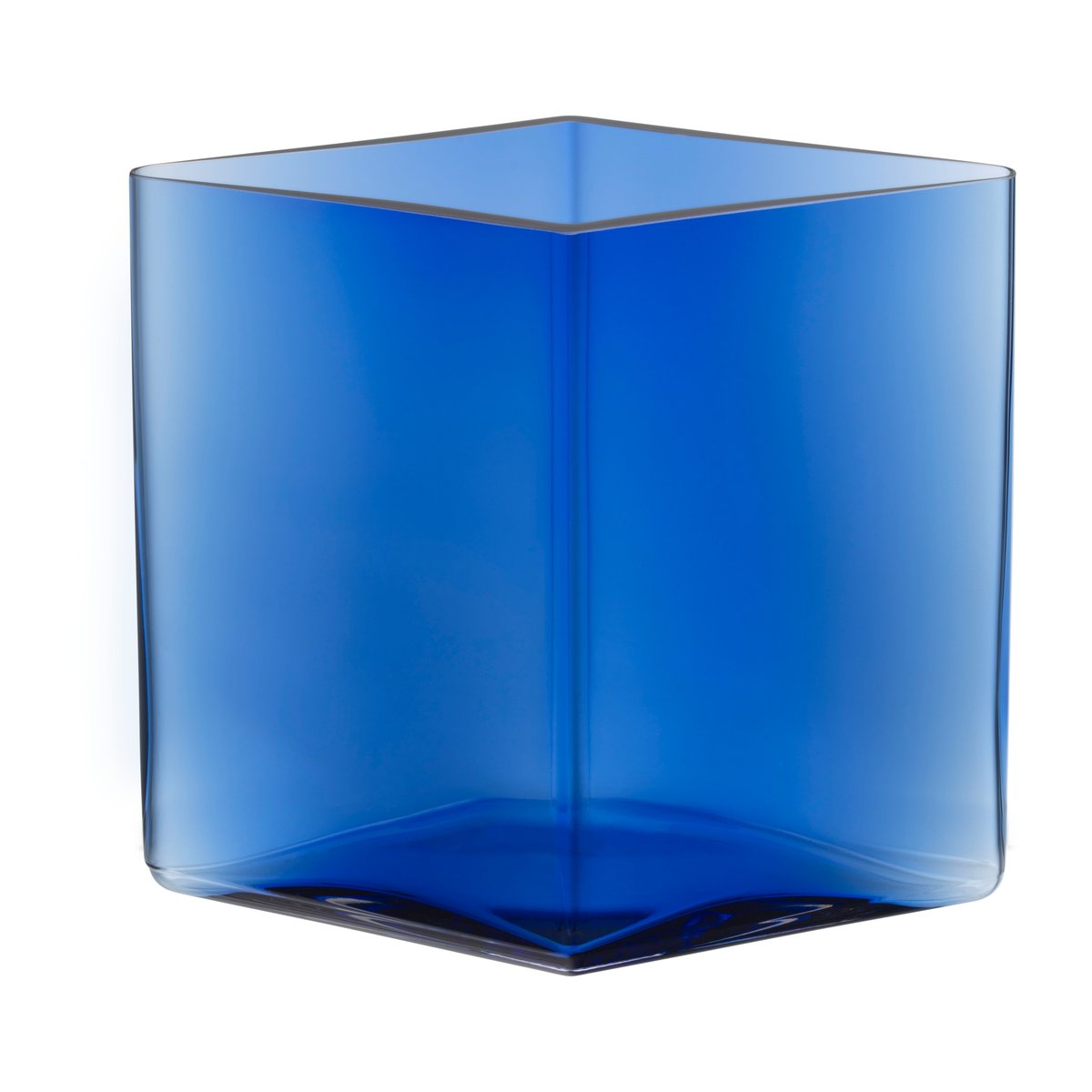 Iittala Ruutu vaas 20,5 x 18 cm Ultramarineblauw