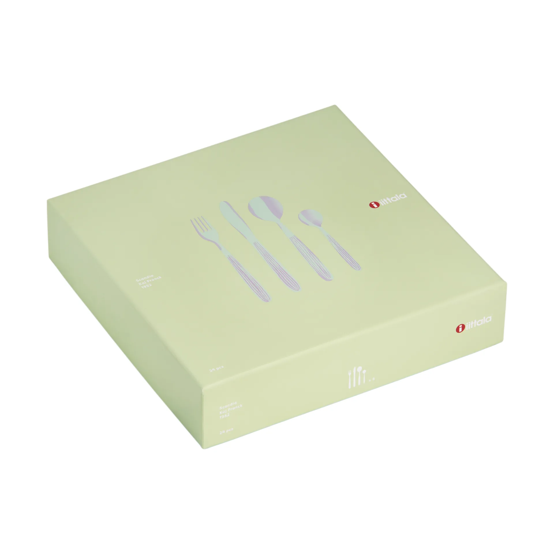 Scandia bestekset geschenkverpakking 24 delen, Mat Iittala