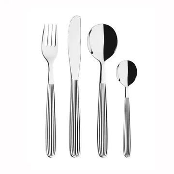 Scandia bestekset geschenkverpakking 24 delen - Roestvrij staal - Iittala