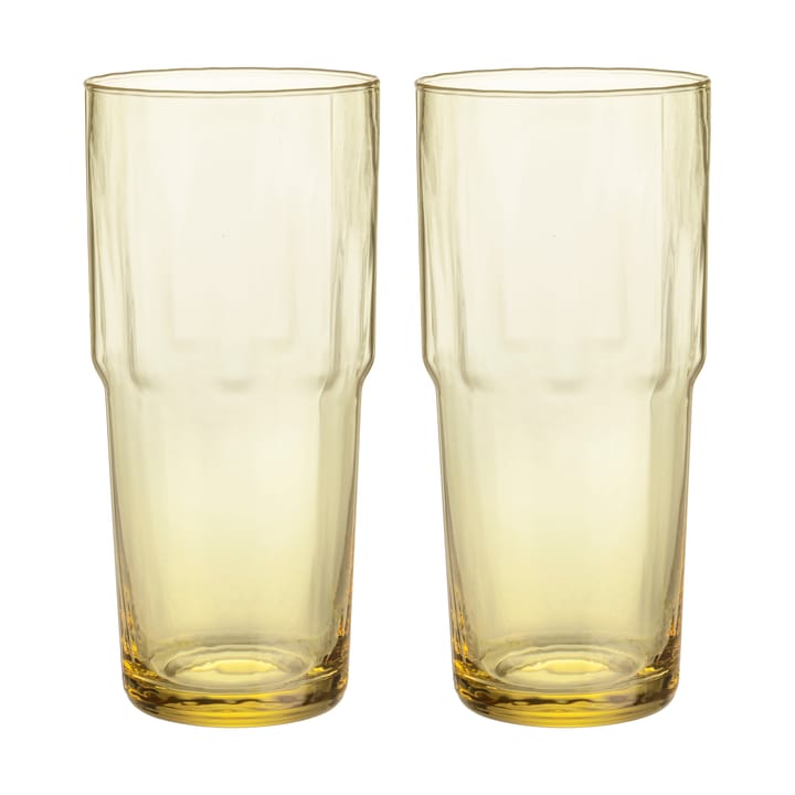 Solare drinkglas hoog 39 cl 2-pack - Goudgeel - Iittala