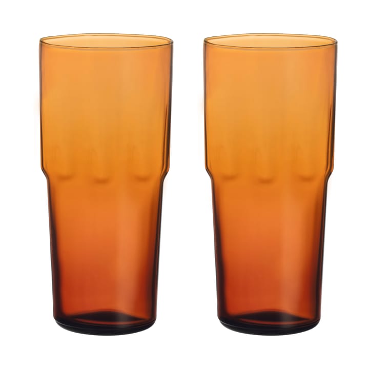 Solare drinkglas hoog 39 cl 2-pack - Koperkleurig - Iittala