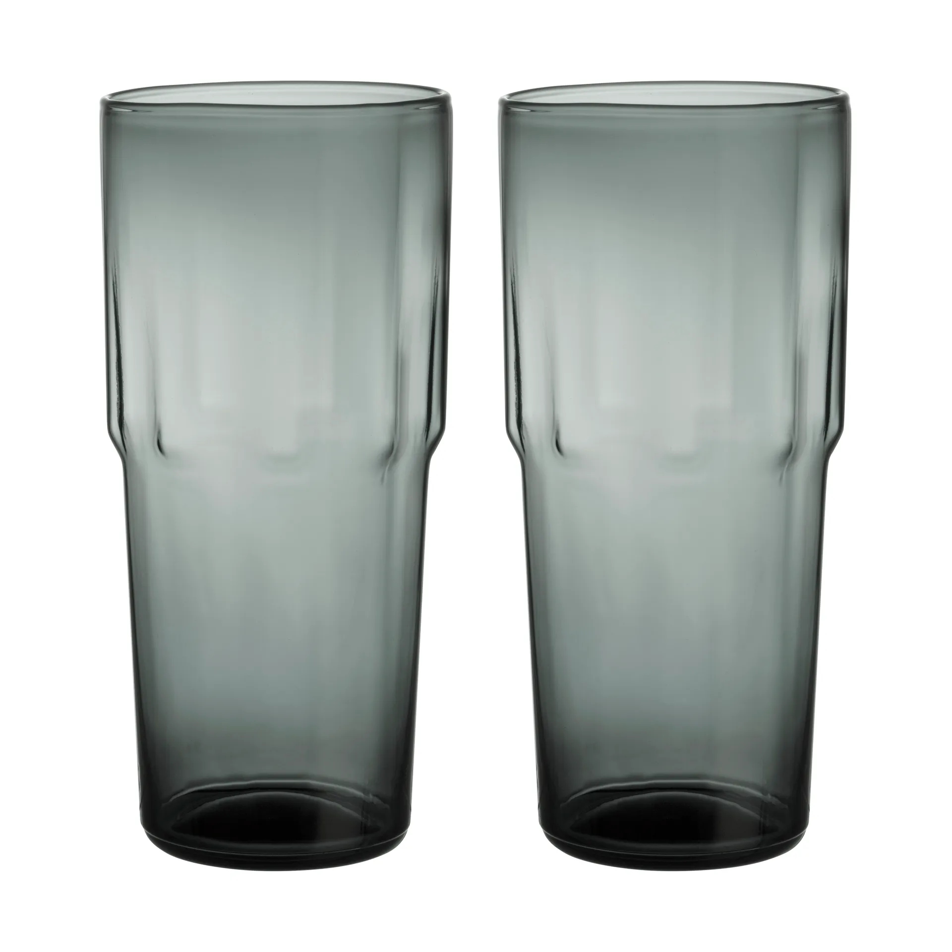Solare drinkglas hoog 39 cl 2-pack, Staalgrijs Iittala