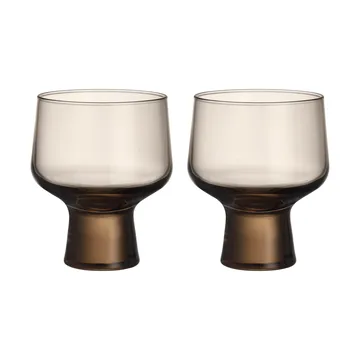 Solare glas op voet 29 cl 2-pack - Linnen - Iittala