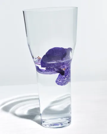 Solare vaas hoog Ø12x26 cm - Helder - Iittala