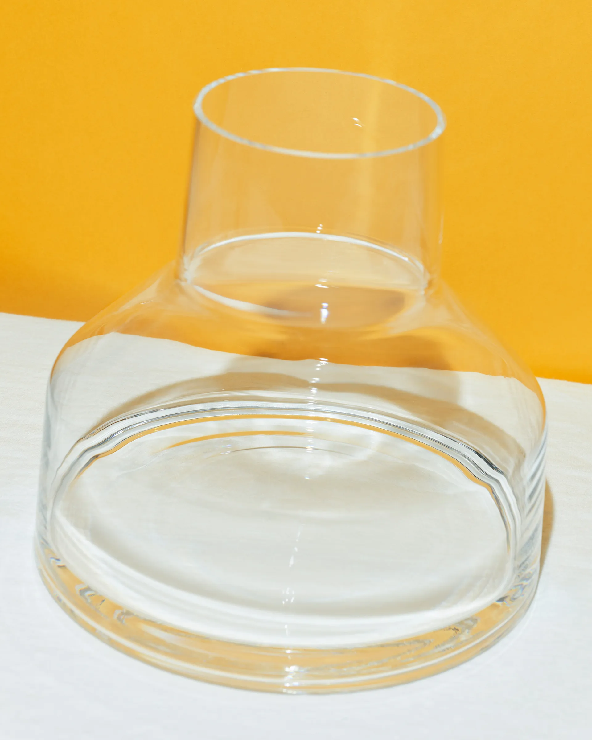 Solare vaas laag Ø22x20 cm, Helder Iittala