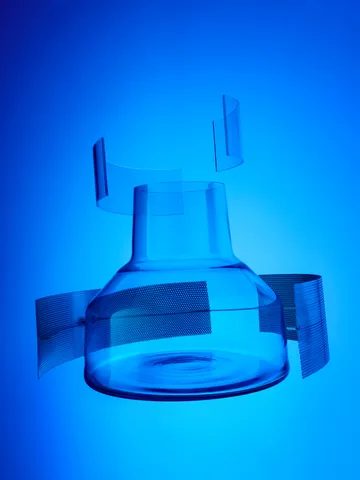 Solare vaas laag Ø22x20 cm - Helder - Iittala