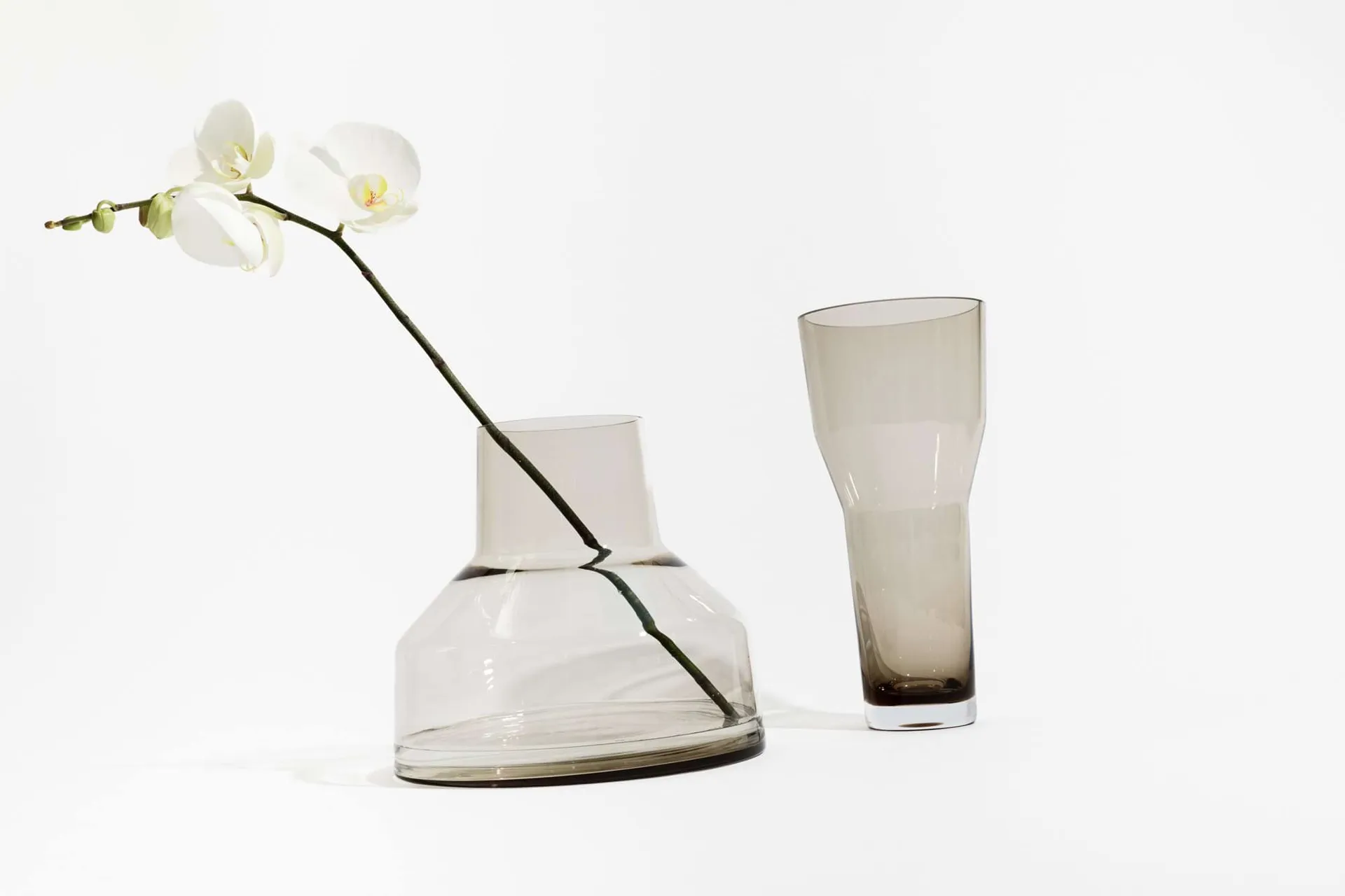 Solare vaas laag Ø22x20 cm, Linnen Iittala