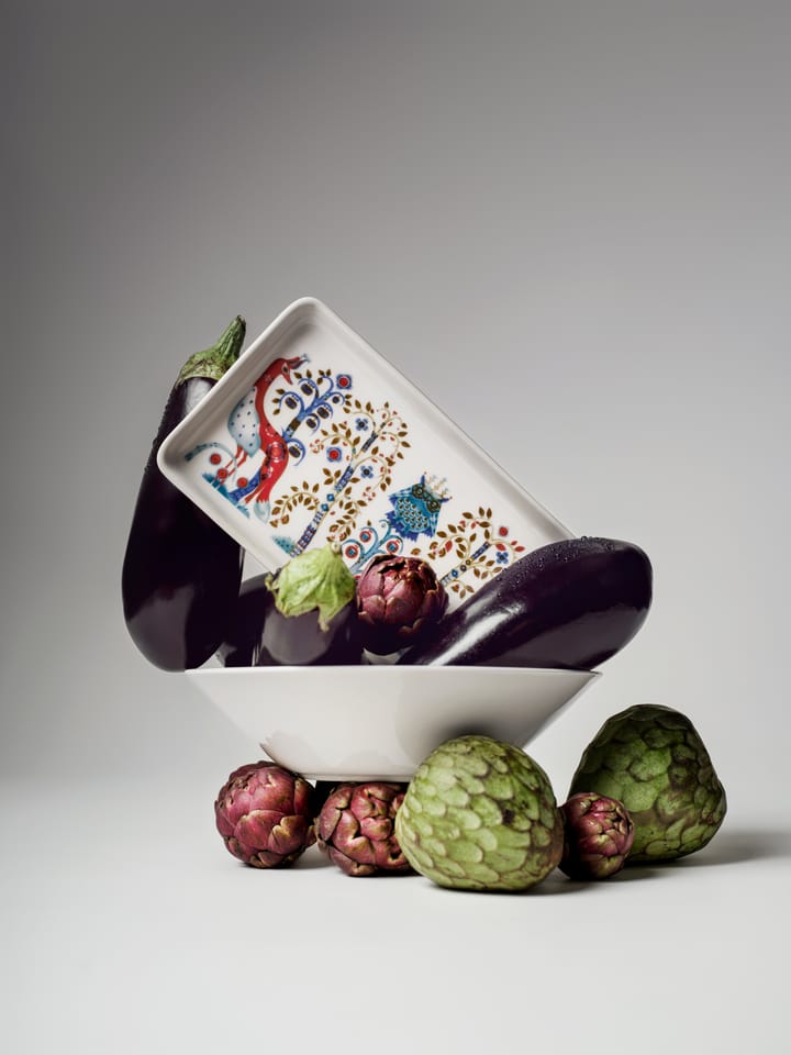 Taika bord 12x24 cm, Wit Iittala