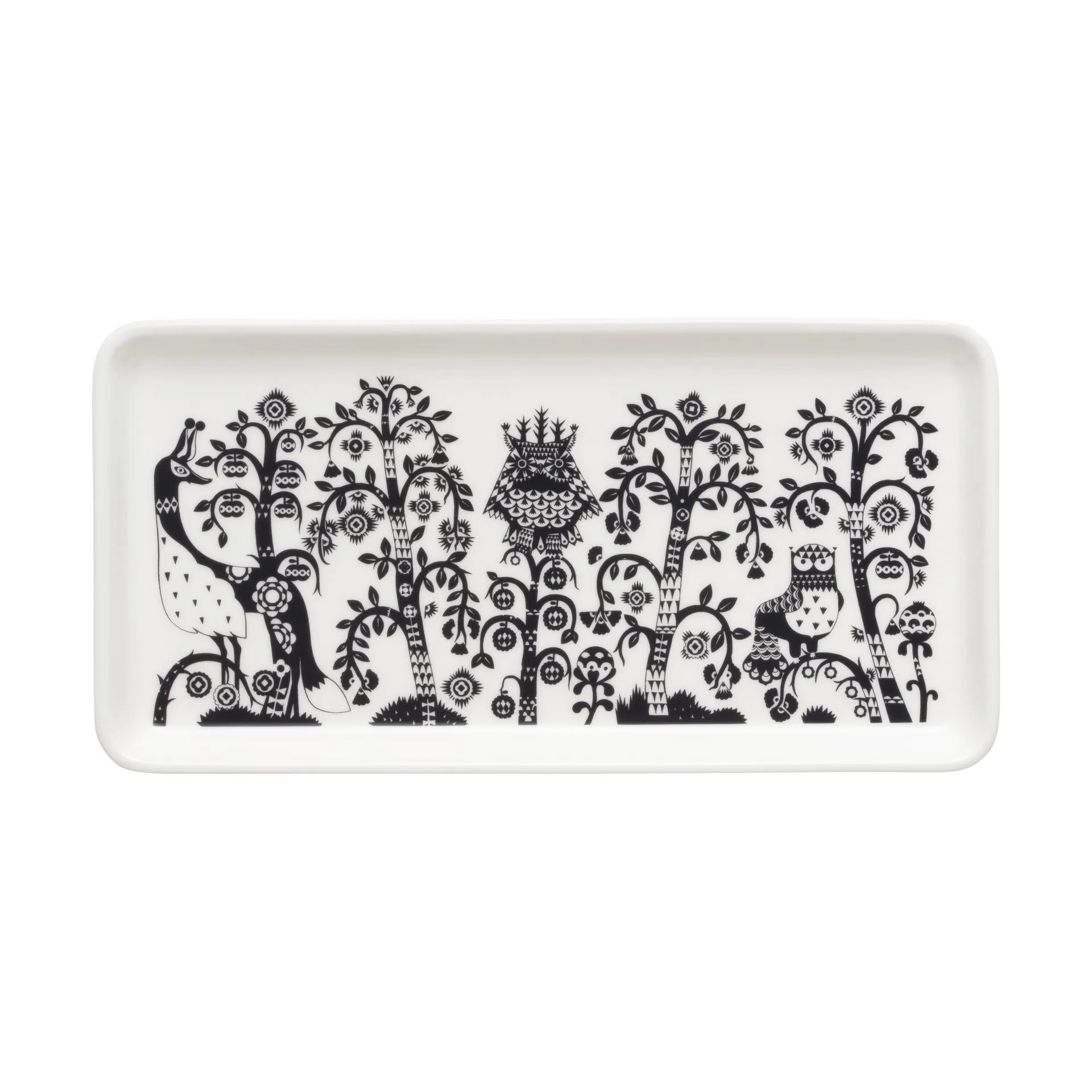 Taika bord 12x24 cm, Zwart Iittala