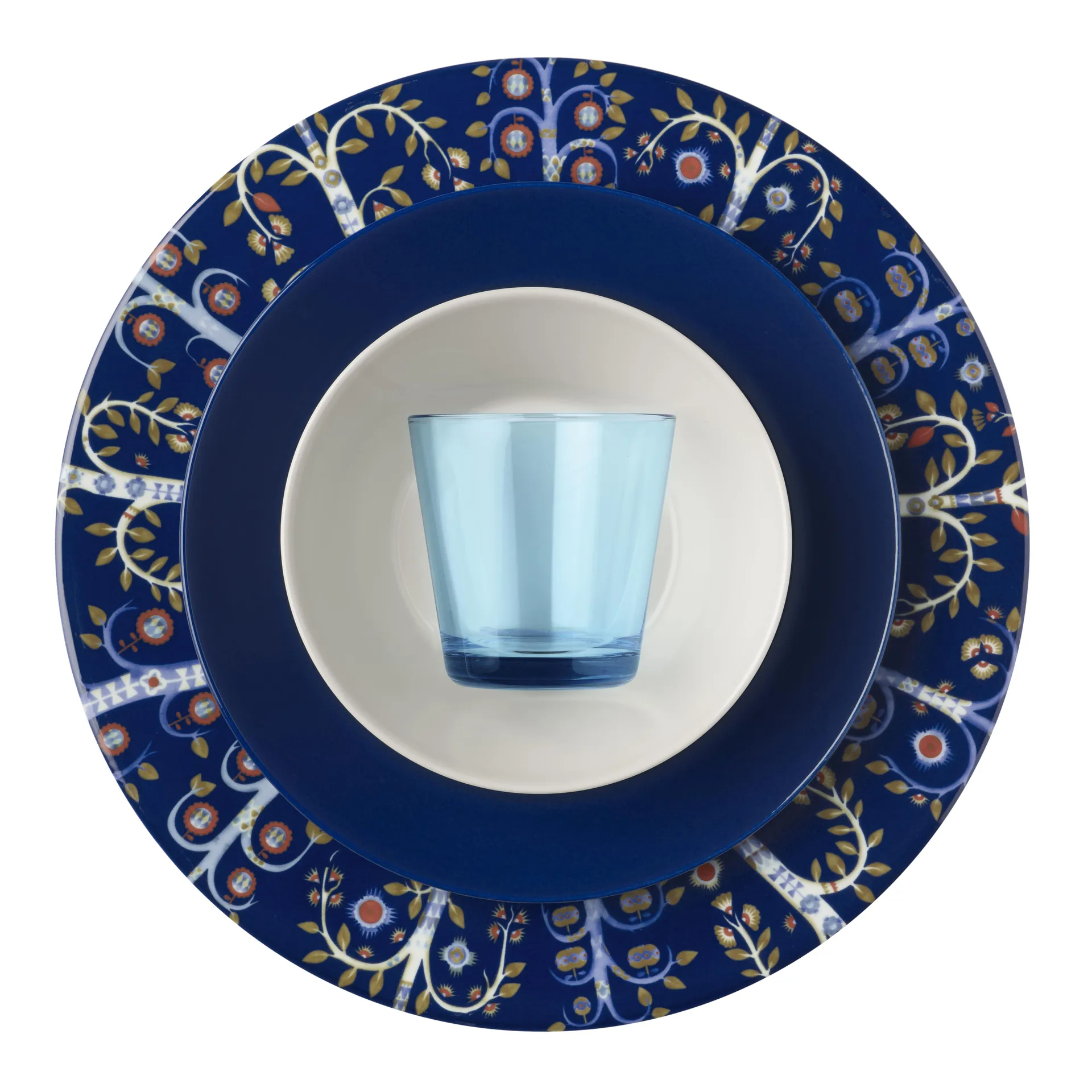 Taika bord 27 cm., blauw Iittala