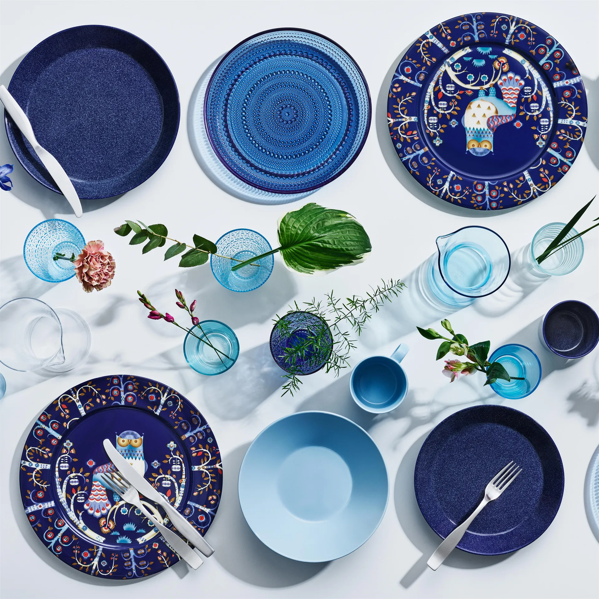 Taika bord 27 cm., blauw Iittala